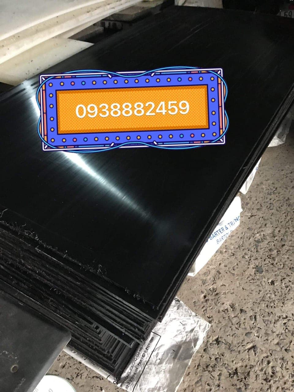 Tấm nhựa HDPE đen