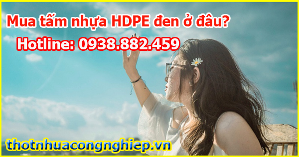 Đại lý mua tấm nhựa HDPE đen giá rẻ 